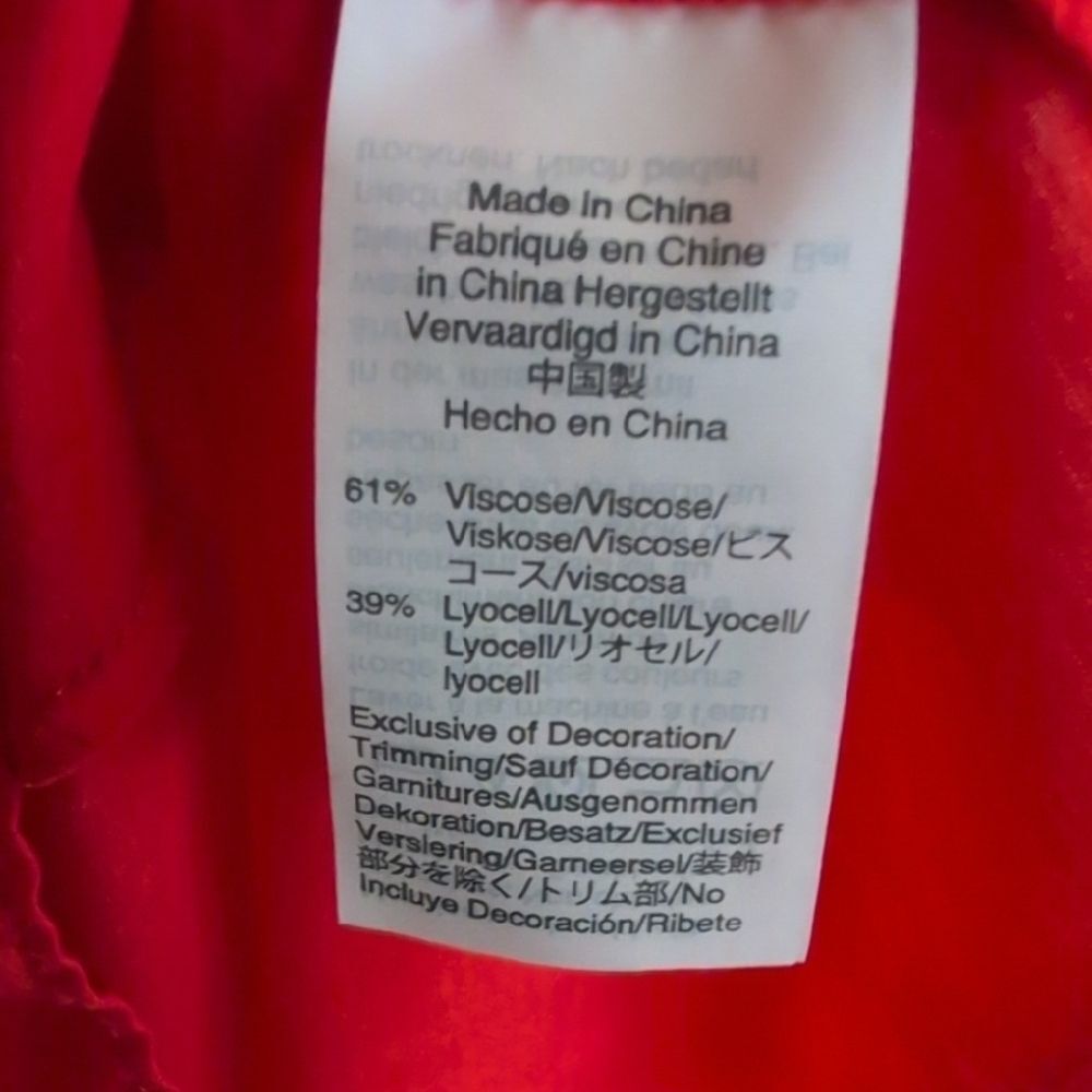 Madewell Ruffle Maxi Faux Wrap Coral Red Pink Orange Asymmetrical Dress - Size 4 - Picture 10 of 13